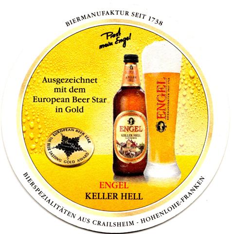 crailsheim sha-bw engel beer star 2b (rund215-l european beer star in gold)